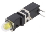 LED Galben 3.9mm 2mA 60&deg;