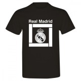Real Madrid tricou de bărbați Square black - L, Real Madrid Official
