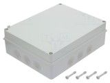 Cutie de conexiuni IP65 gri 300x380x120mm S-BOX 706