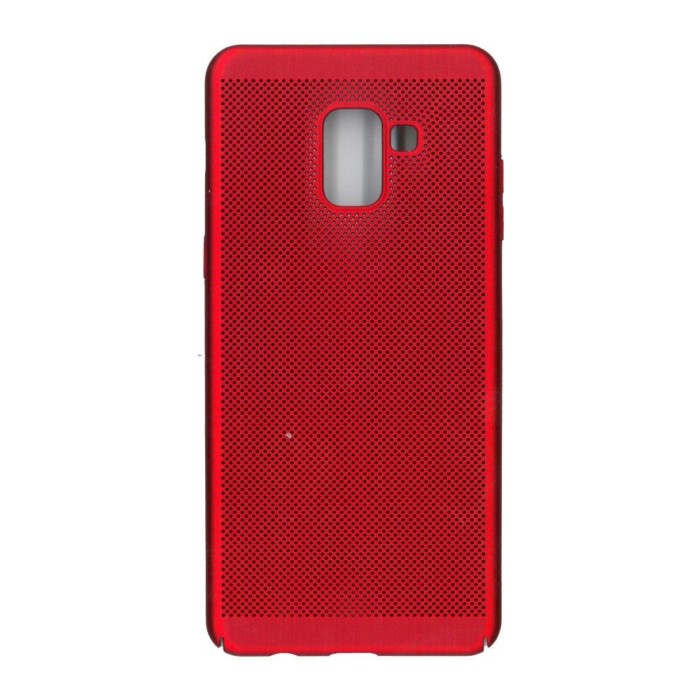 Husa samsung galaxy a8 2018 ultra slim cu aerisire rosu