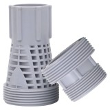 vidaXL Conectori pentru furtun de piscină, 2 piese, plastic 92804