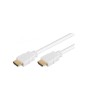 Cablu Hdmi 2m v1.4 alb Ethernet 3D Goobay