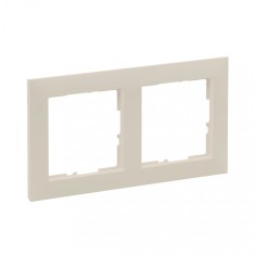 Rama ornament 2 posturi Legrand Suno ivoar 721582