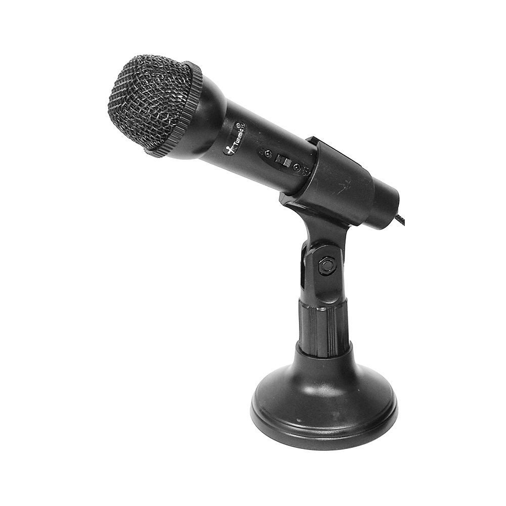 Microfon pentru calculator, cu intrerupator, cu suport - 101531 | Okazii.ro