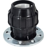 Cumpara ieftin Racord compresiune cu flansa metalica, Elysee, Dimensiune 50x1 1/2"