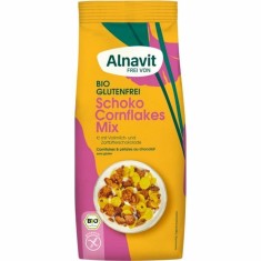 Fulgi de porumb cu ciocolata fara gluten, bio, 250g Alnavit foto