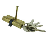 Cilindru siguranta, butuc pentru usa, Flores 65392, cu 3 chei, 68 mm, alama