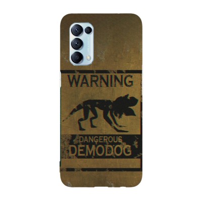 Husa compatibila cu Oppo A52, Viceversa, model Warning Stranger things, Silicon, TPU foto