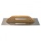 Gletiera inox, maner de lemn lung, 13x48 cm