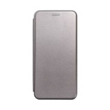 Husa tip carte compatibila honor 70, slim case elegance, inchidere magnetica, grey