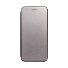 Husa tip carte compatibila honor x7a, slim case elegance, inchidere magnetica, gri foto