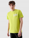 Cumpara ieftin Tricou regular cu imprimeu pentru bărbați - verde, 4F Sportswear