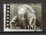 Polonia.2000 A.Wajda-regizor PREMIUL OSCAR MP.353, Nestampilat