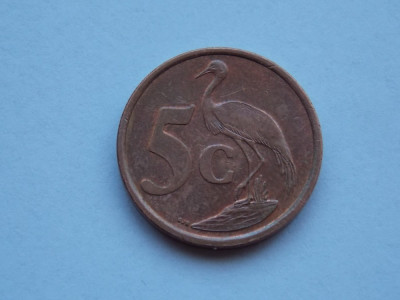 5 CENTS 1999 AFRICA DE SUD - AFRIKA-DZONGA foto