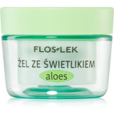 FlosLek Laboratorium Eye Care Gel pentru jurul ochilor cu un luminator și aloe vera 10 g