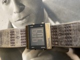 Ceas bărbătesc Nixon Compute The Tron cu curea din piele - LED digital - Ediție limitată
