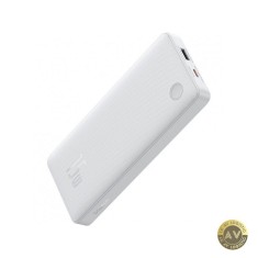 Baterie Externa Baseus Airpow Lite 10000mAh 15W 1 x USB-A - 1 x USB-C Alba