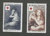 France 1954 Red Cross Mi.1032-33 MNH AM.482, Nestampilat