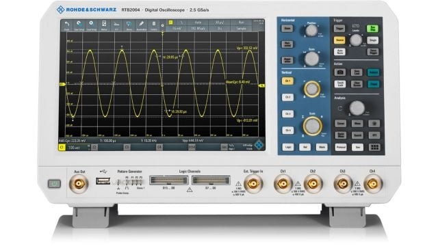 Osciloscop digital RTB-BNDL Osciloscop: digital; Ch: 2; 300MHz; 1,25Gsps,2,5Gsps interleaved ideal pentru History