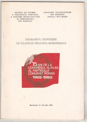 bnk fil - Catalog Expofil tematica romanesca Bucuresti 1980 foto