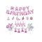 Set 31 piese, banner decorativ si baloane, folie, latex, multicolor