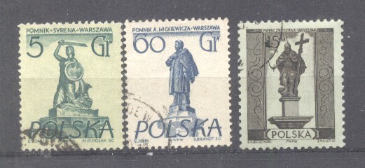 Poland 1955 Anniversaries, used AE.307