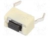 Microintrerupator, 6x3.5x3.5mm, OFF-(ON), SPST, PANASONIC - EVQPE504K foto