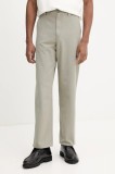 A.P.C. pantaloni de bumbac jean fergus culoarea verde, cu fason chinos, COGBJ.M08500