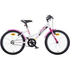 Bicicleta copii Dino Bikes 20' MTB fete Sport alb