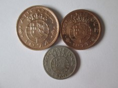 Lot 3 monede Mozambic foto