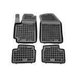 Set covorase auto din cauciuc KIA PICANTO (TA), 06.2011-05.2017, presuri tip tavita, negru