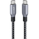 Cablu Date si Incarcare USB-C - USB-C Anker Prime, 240W, 0.9m, Negru A88E2011