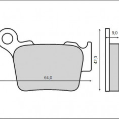 Set placute frana FT3056 – Husqvarna CR – WR – WRE TC – TE 125-610cc – KTM EXC – SX – SMR 125-530cc – Rieju MRX 450cc