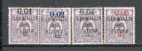 Wallis si Futuna.1922 Pasarea Kagu-supr. SV.100, Nestampilat