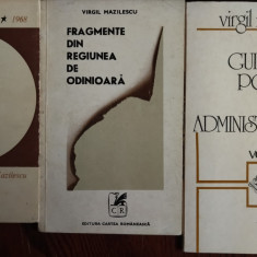 VIRGIL MAZILESCU:3 VOL.VERSURI IN PRIMA EDITIE 1968-83:DEBUT/FRAGMENTE/GUILLAUME