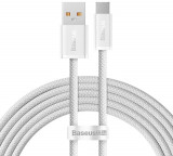 Cablu USB la USB-C Baseus Dynamic Series, 100W, 2m, alb