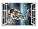 Cumpara ieftin Autocolant decorativ, Fereastra, Planete, Multicolor, 83 cm, 100ST, Oem