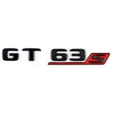 Emblema GT 63_S spate portbagaj Mercedes, negru