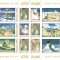 ROMANIA 2003 LP 1613 CENTENAR VICTOR BRAUNER BLOC DE 12 TIMBRE MNH