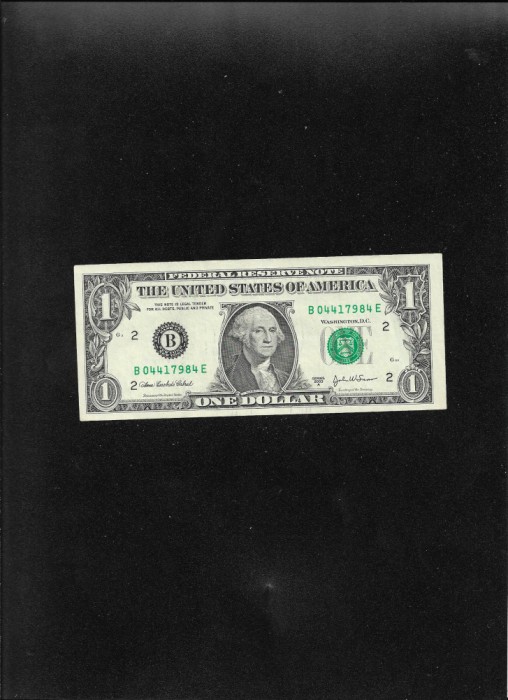 Statele Unite SUA USA 1 dollar 2003A New York B seria04417984