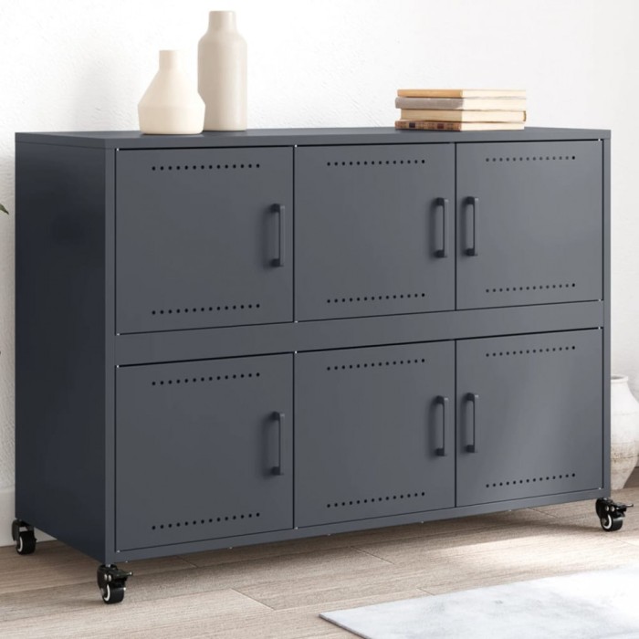 vidaXL Dulap, antracit, 100,5x39x72 cm, oțel 846742
