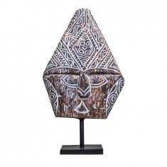 Masca tribala sculptata din lemn Primitive Timor, L