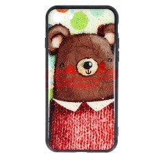 Toc UV Copy Glass Apple iPhone 8 Bear foto