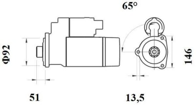 MAHLE MS 758 starter foto