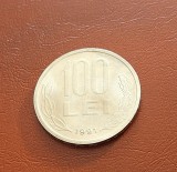 100 lei 1991 UNC 9 rotunjit