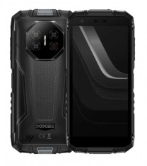 Telefon mobil Doogee Fire 3 Pro, Negru, 4G, 5.5 HD+ IPS, 16GB RAM (4GB + 12GB Extensibili), 128GB ROM, 16MP, Android 15, Unisoc T7200, Night Vision, N