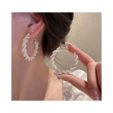 Cumpara ieftin Cercei Rotunzi, Aurii, Cu Perle - 155999