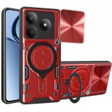 Husa pentru Realme C63 / C61, Techsuit, CamGuard Pro, Rosie