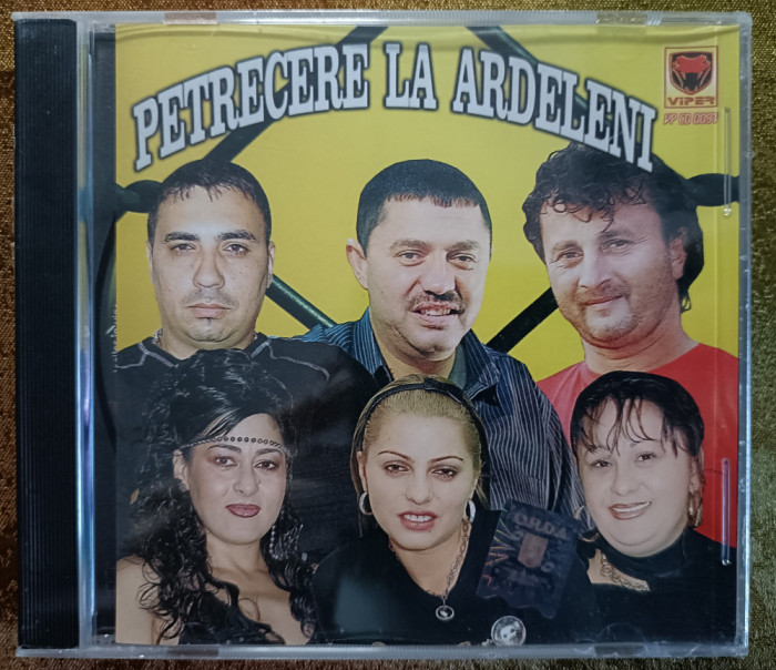 Petrecere la Ardeleni , cd sigilat cu muzică de petrecere și manele