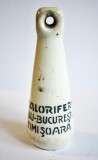 M&acirc;ner din porțelan pentru tras apa la toaletă - Reclamă interbelică &bdquo;CALORIFER&rdquo; Cluj - București - Timișoara / cca.1930